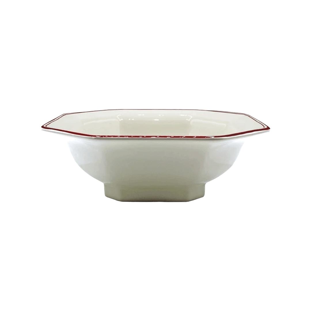 Basic Line Red Salad Bowl