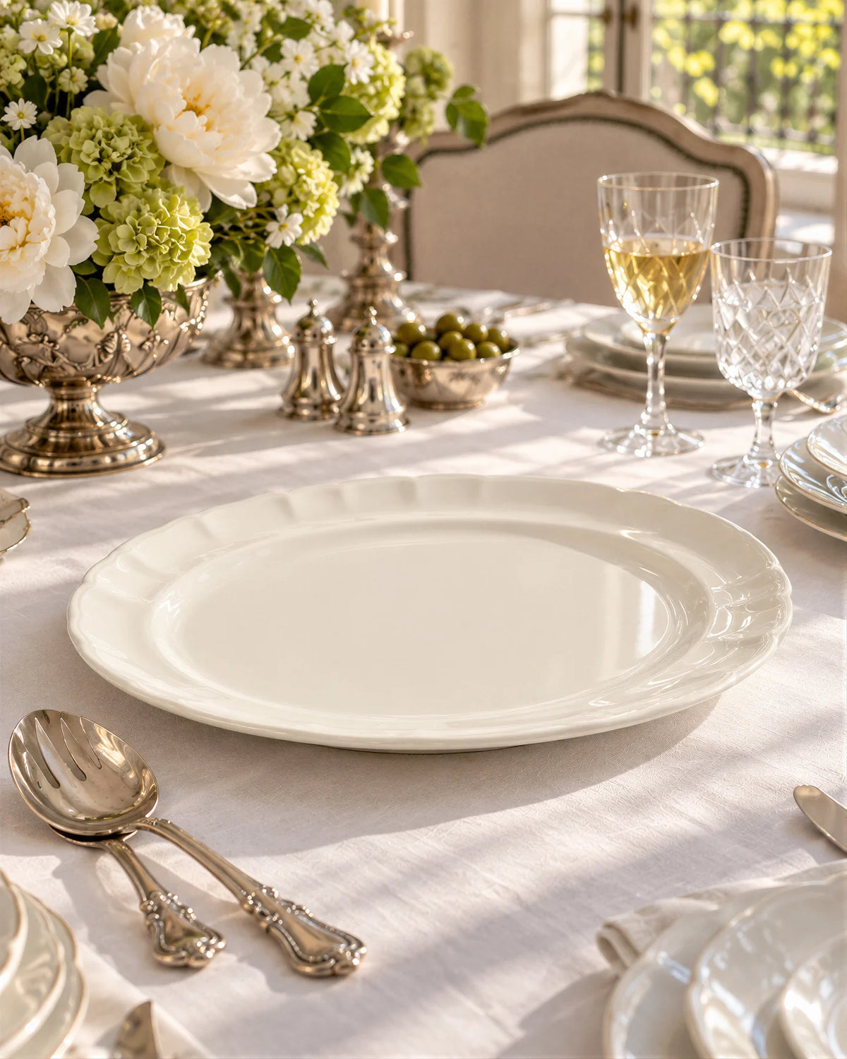 Aurora Blanca Medium Platter