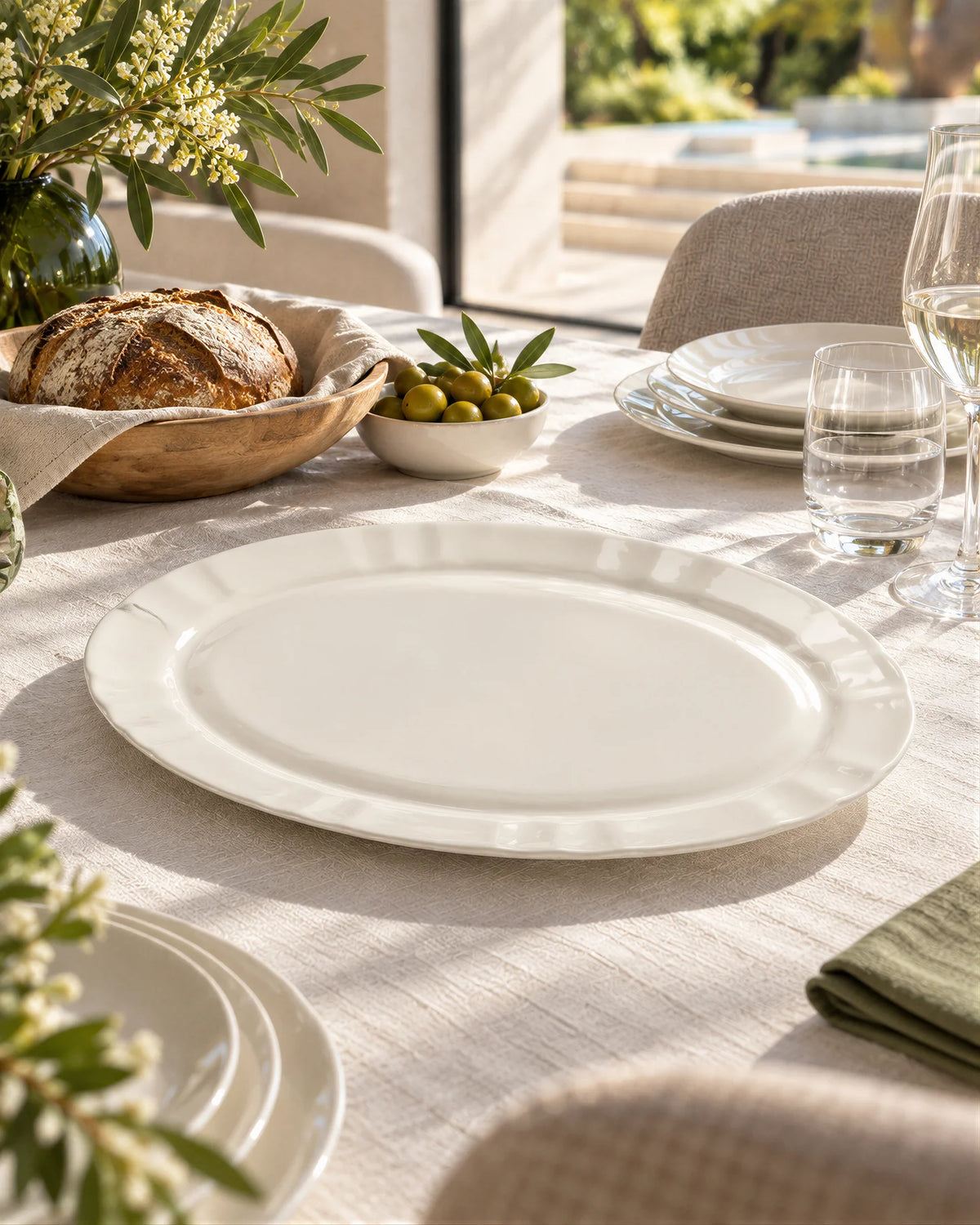 Aurora Blanca Small Platter