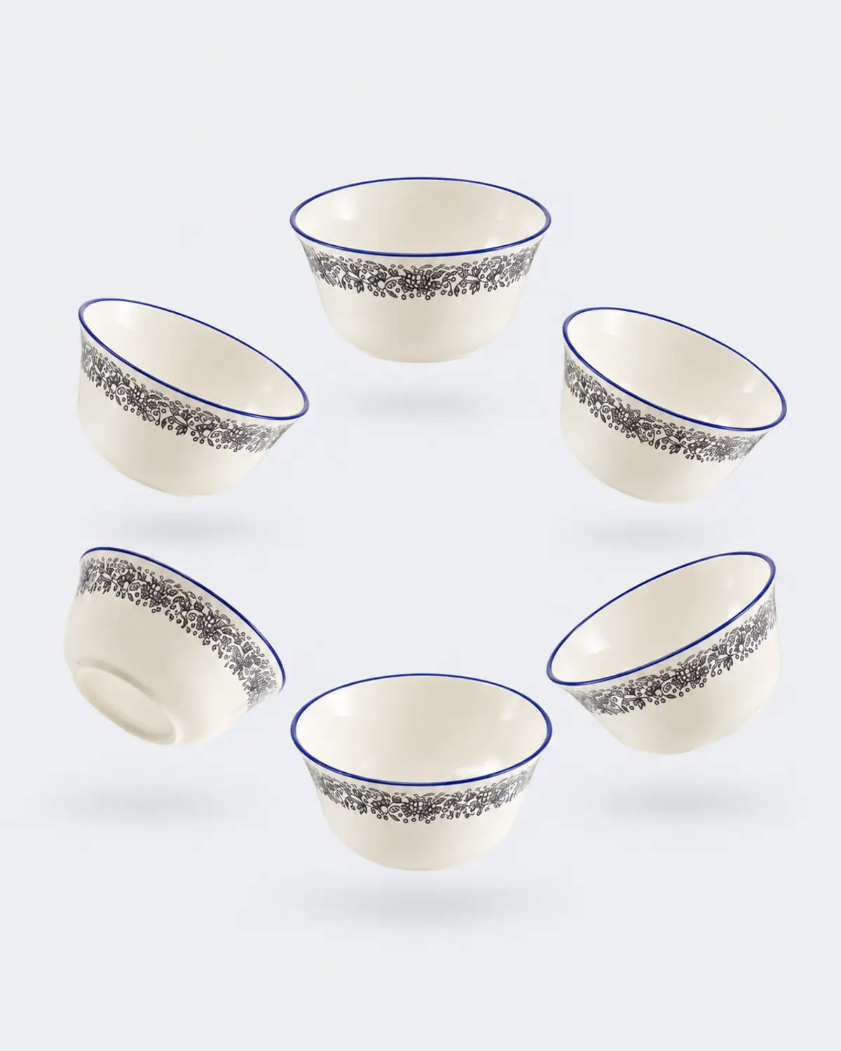 N. Vistas Azul A. Stewart Set of 6 Bowls