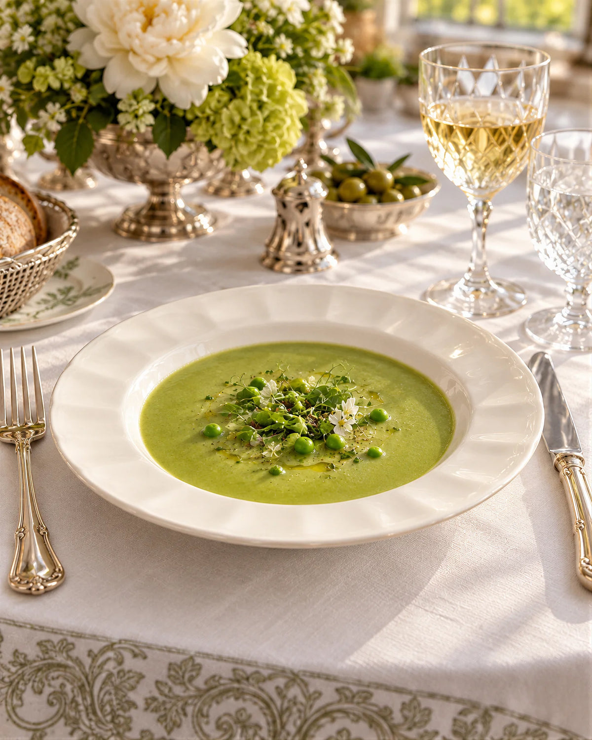 Aurora Blanca Soup Plate