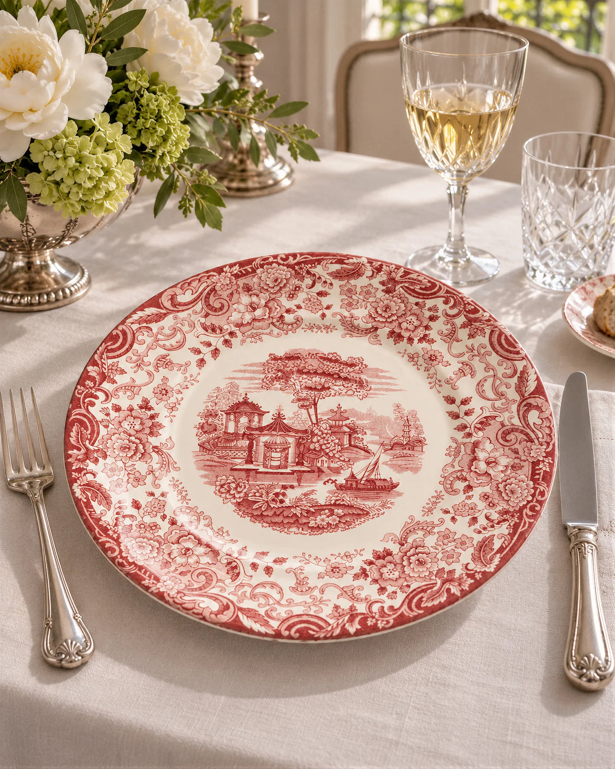 Plato Llano 28Cm. 202 Rosa