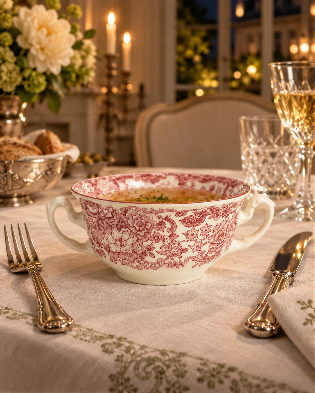 Taza Consomé 202 Rosa