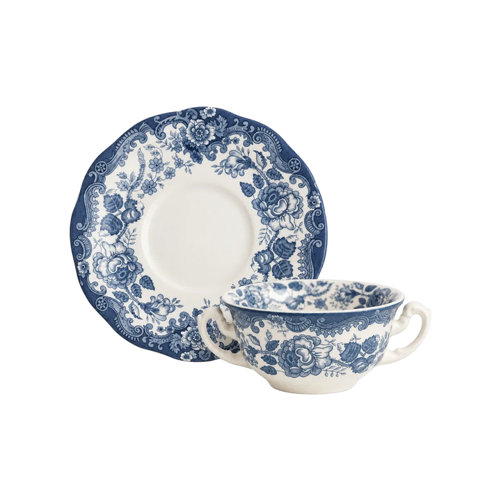 Taza Consomé Con Platillo Ceilán