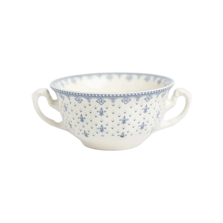 Flor de Lis Azul Consommé Cup