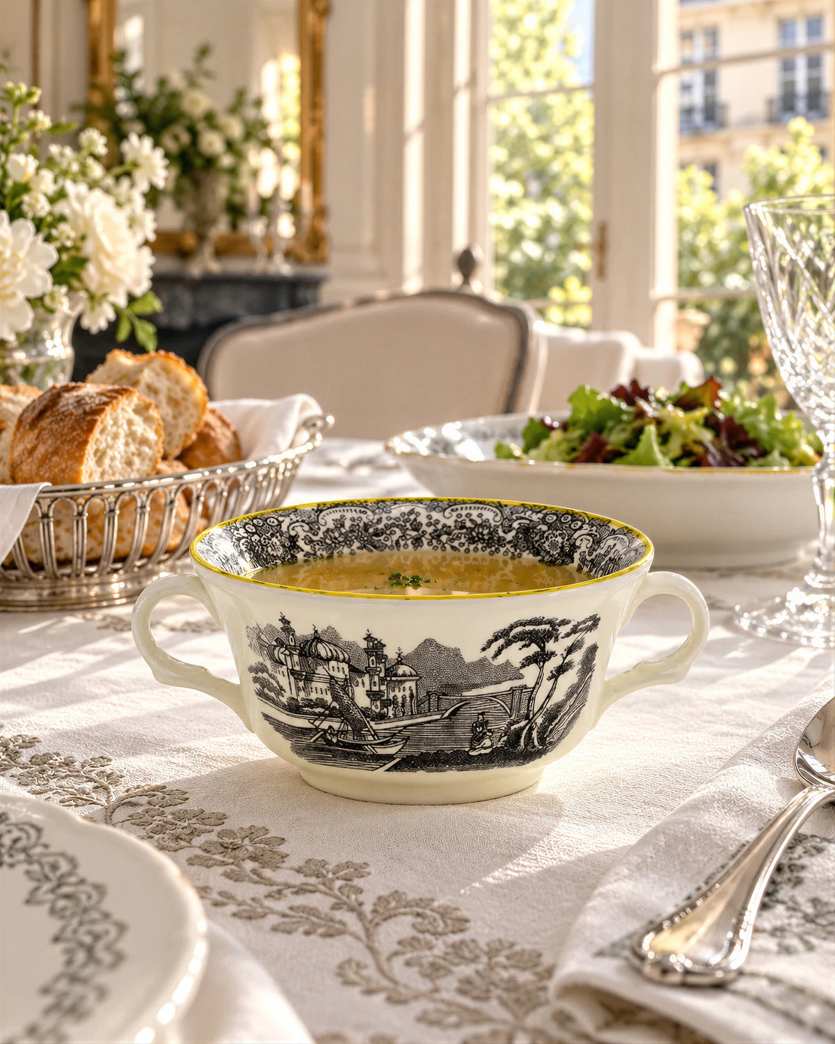 Taza Consomé N. Vistas Amarillo A. Stewart