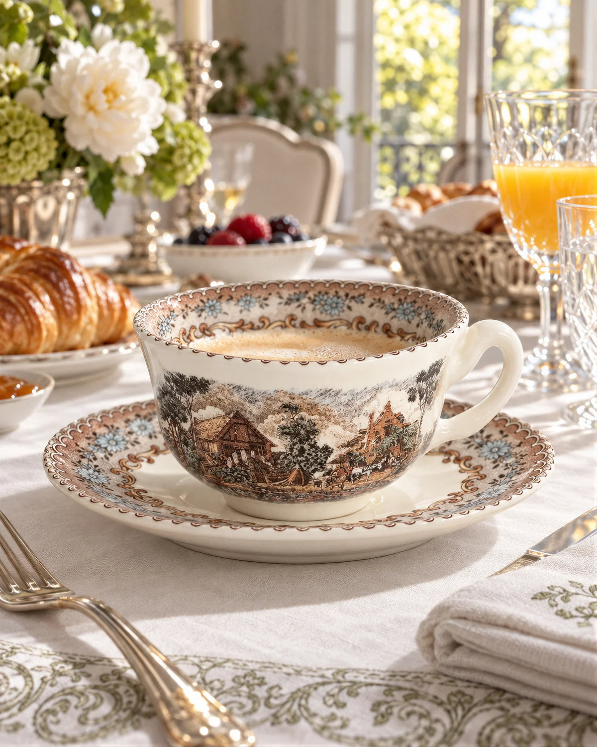 Viejo Molino Breakfast Cup and Saucer