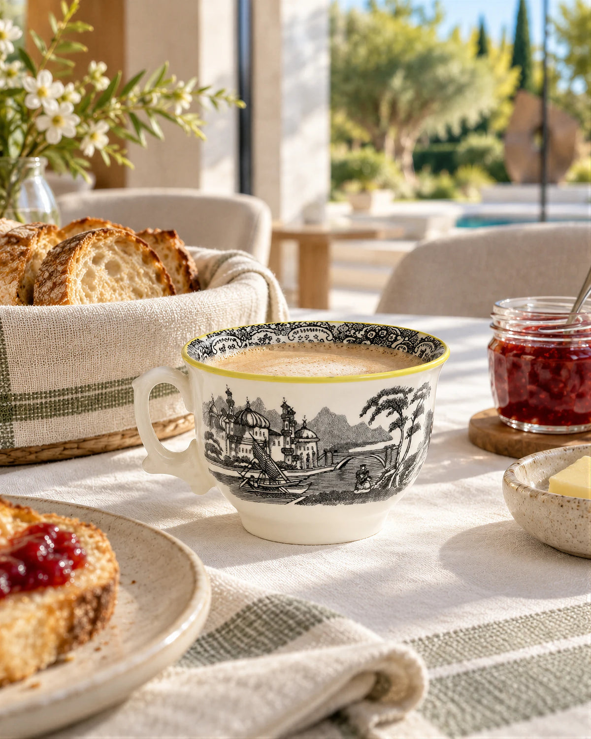 Taza Desayuno N. Vistas Amarillo A. Stewart