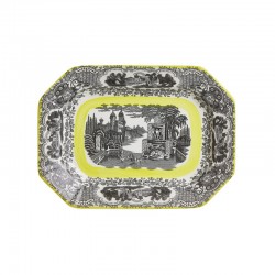 Vajilla completa de 42 piezas colección Negro Vistas Yellow by Aaron Stewart