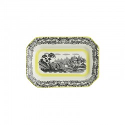 Vajilla completa de 42 piezas colección Negro Vistas Yellow by Aaron Stewart