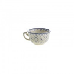 Taza de té colección Flor de Lis Azul