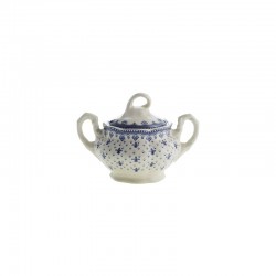 Juego de té de 27 piezas colección Flor de Lis Azul