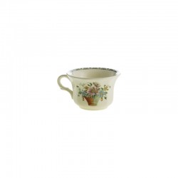 Set de 4 tazas de té con platillos colección Canasto Floral