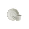 TAZA CAFE CON PLATILLO AURORA BLANCA