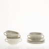 TAZA CONSOME CON PLATILLO OCHAVADO BLANCO