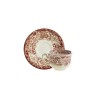 TAZA TE CON PLATILLO 202 ROSA