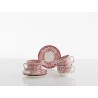TAZA DESAYUNO CON PLATILLO 202 ROSA