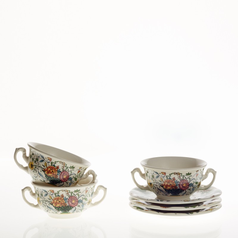 TAZA CONSOME CON PLATILLO BELLAVISTA