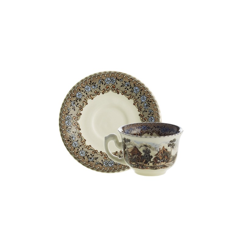 TAZA CAFE CON PLATILLO VIEJO MOLINO
