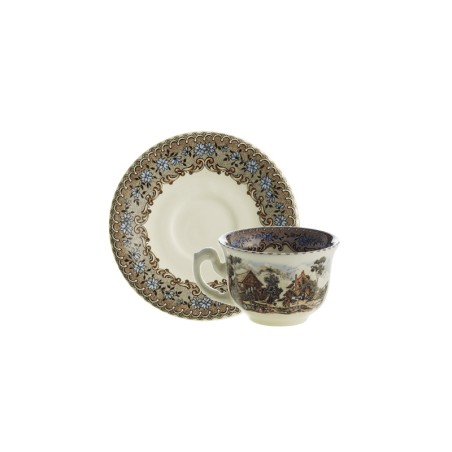 TAZA CAFE CON PLATILLO VIEJO MOLINO