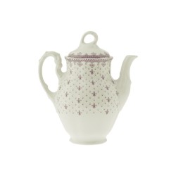 Cafetera Tapa Flor de Lis Rosa