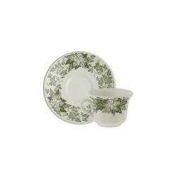 TAZA CAFE CON PLATILO YEDRA