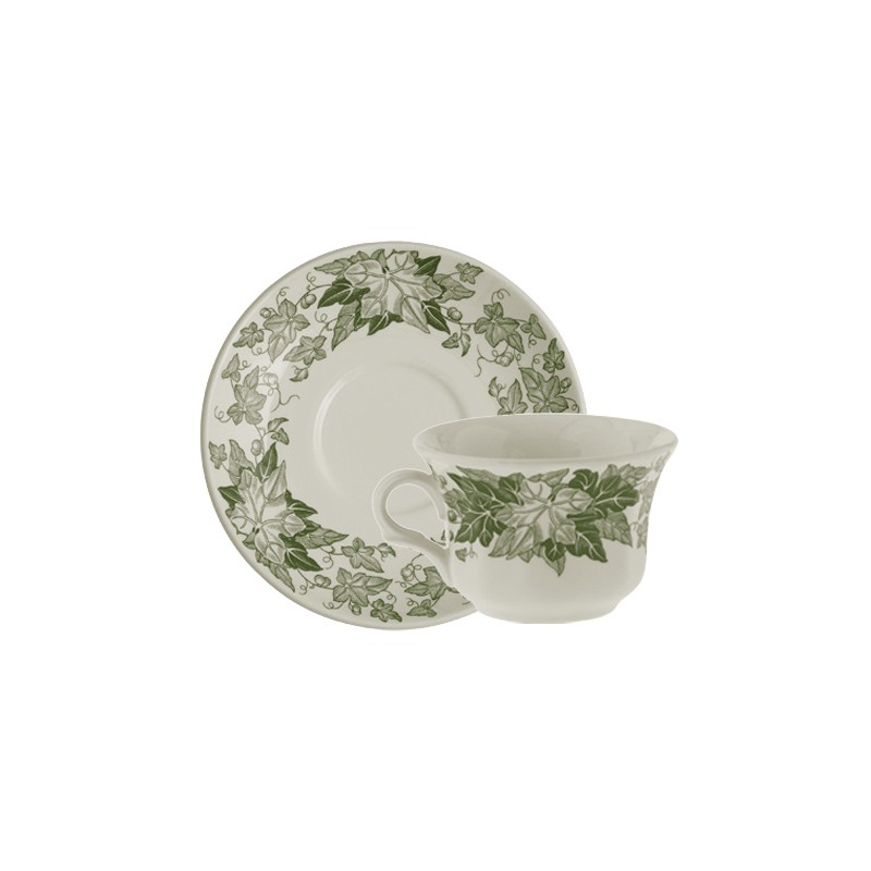 TAZA TE CON PLATILLO YEDRA