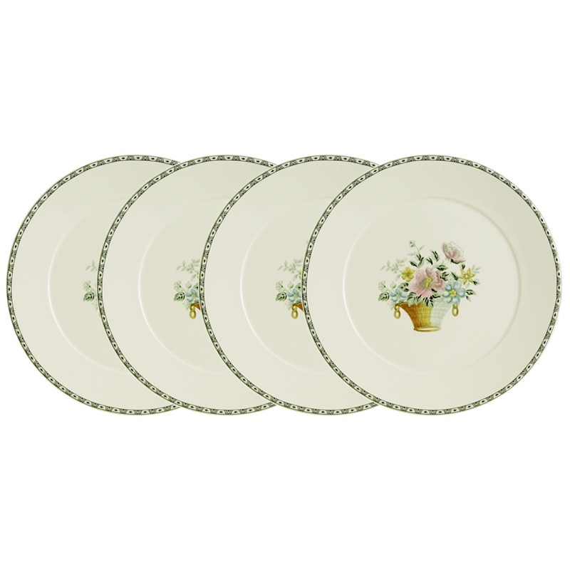 Set de 4 bajo-platos colección Canasto Floral