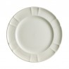 Set de 4 platos llanos 28 cm colección Imperio Blanca