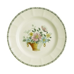 Set de 4 platos llanos 28 cm colección Canasto Floral