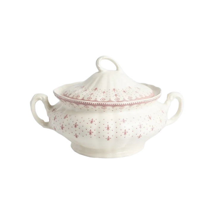 Flor de Lis Rosa Soup Tureen