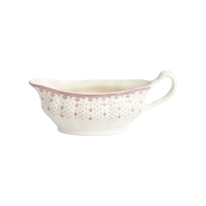 Flor de Lis Rosa Gravy Boat