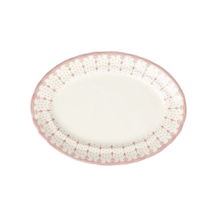 Flor de Lis Rosa Large Platter