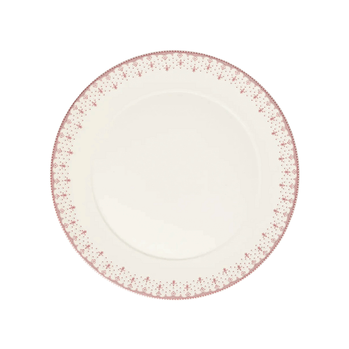 Bajoplato Flor de Lis Rosa