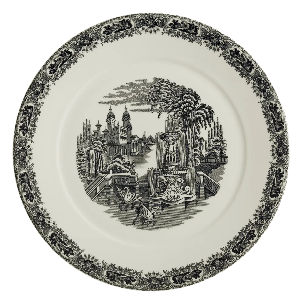 Negro Vistas Charger Plate