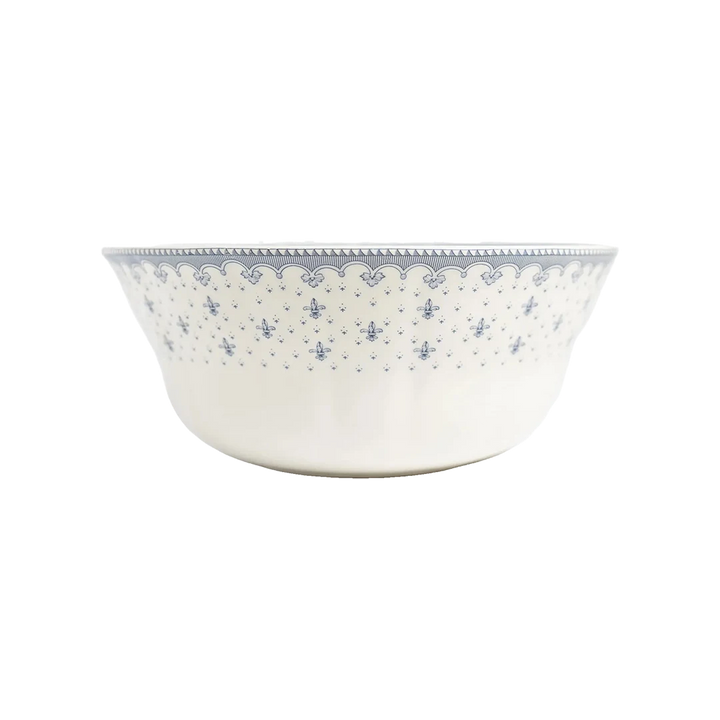 Bol Grande Flor de Lis Azul