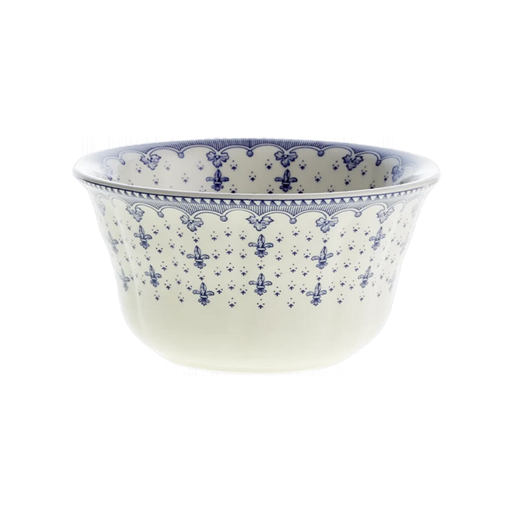 Bol Pequeño Flor de Lis Azul