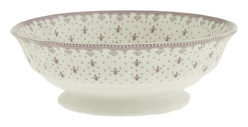 Flor de Lis Rosa Salad Bowl