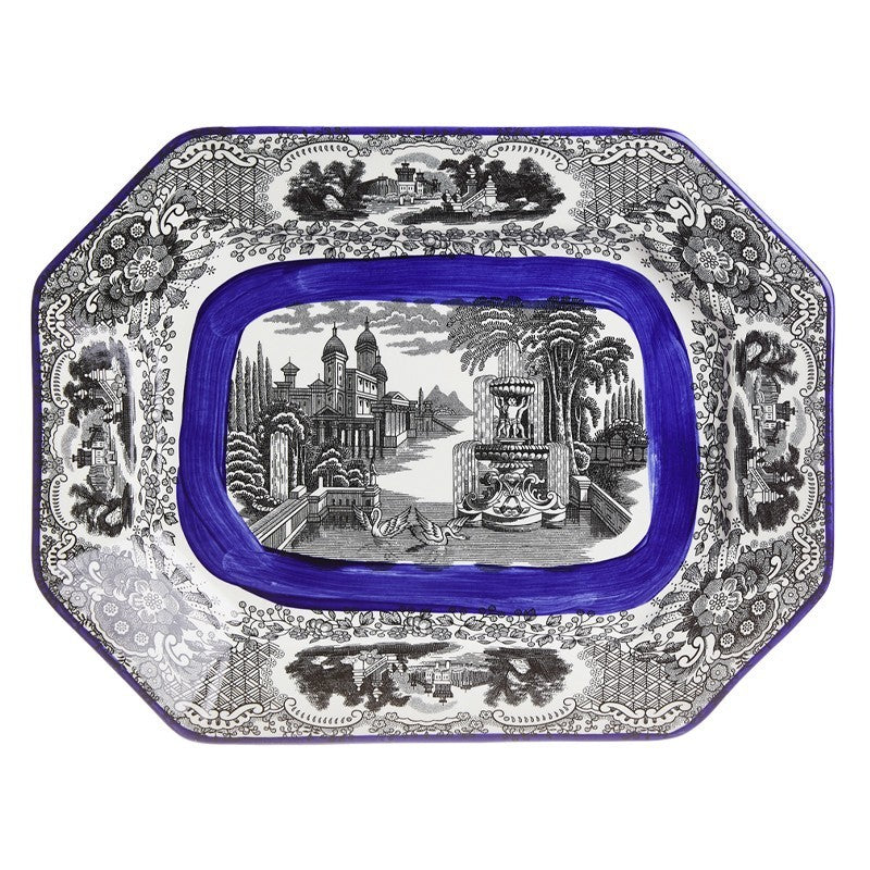 N. Vistas Azul A. Stewart Large Platter