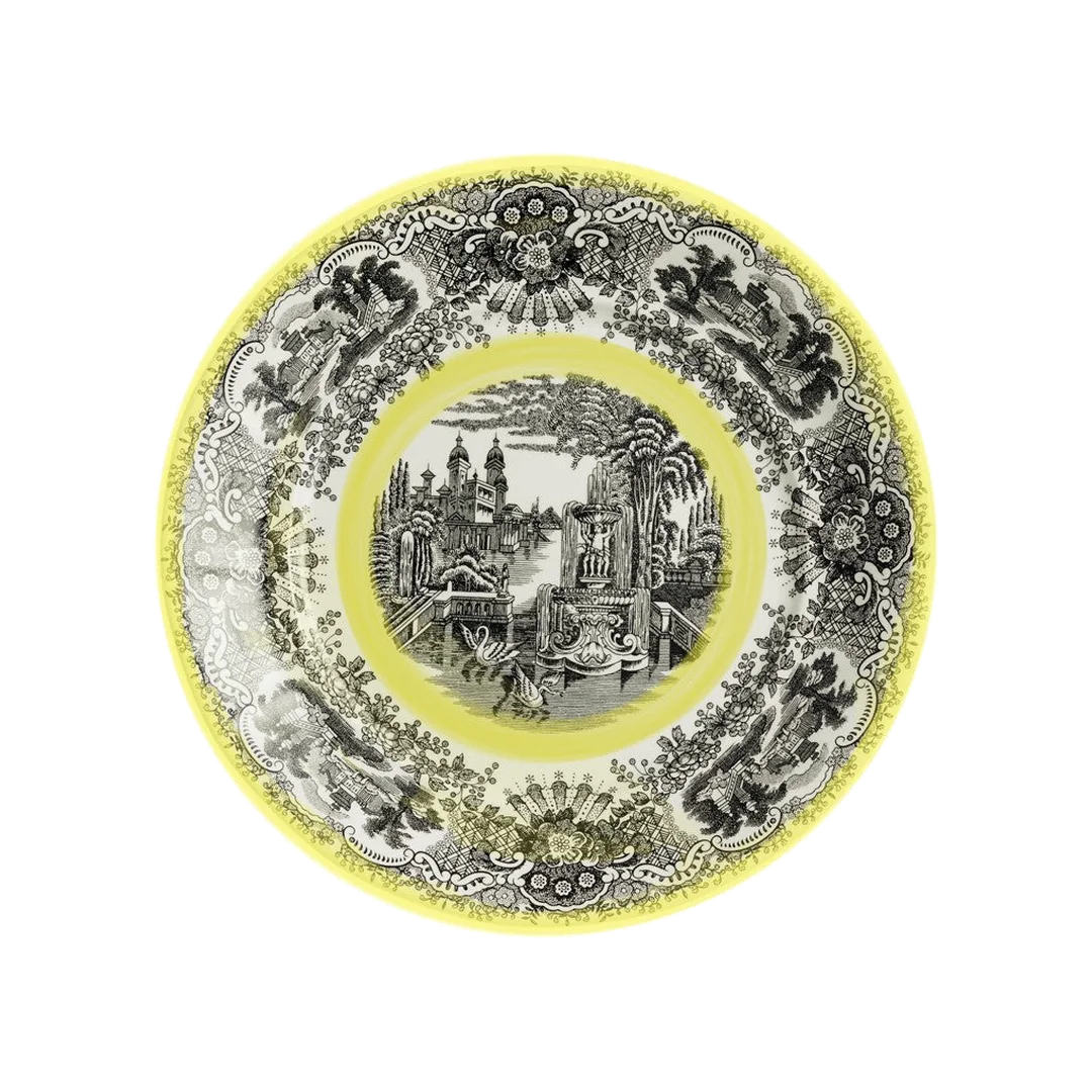 N. Vistas Amarillo A. Stewart Round Platter