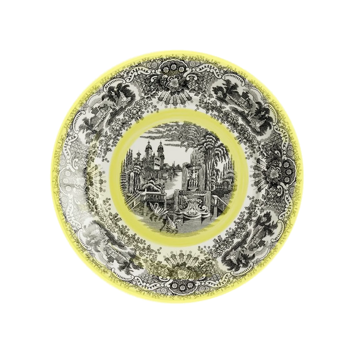 N. Vistas Amarillo A. Stewart Round Platter