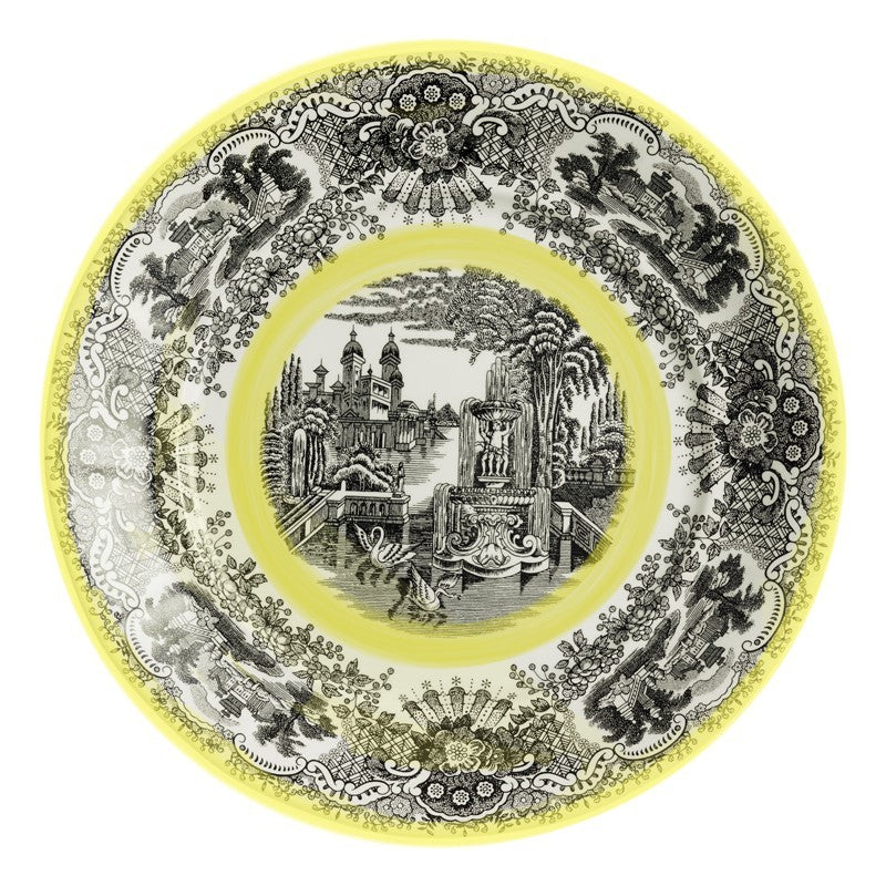 N. Vistas Amarillo A. Stewart Round Platter