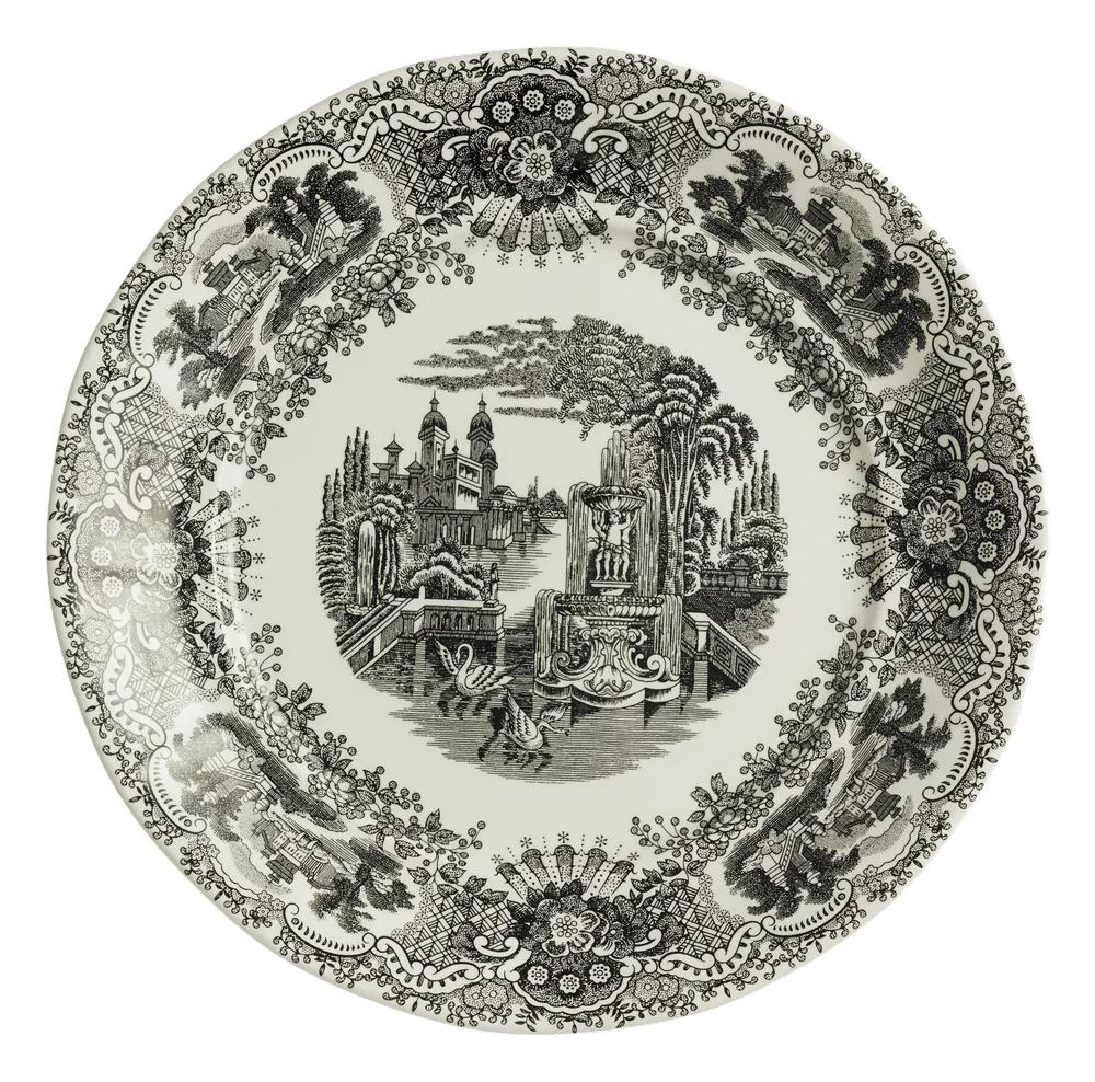 Negro Vistas Round Platter