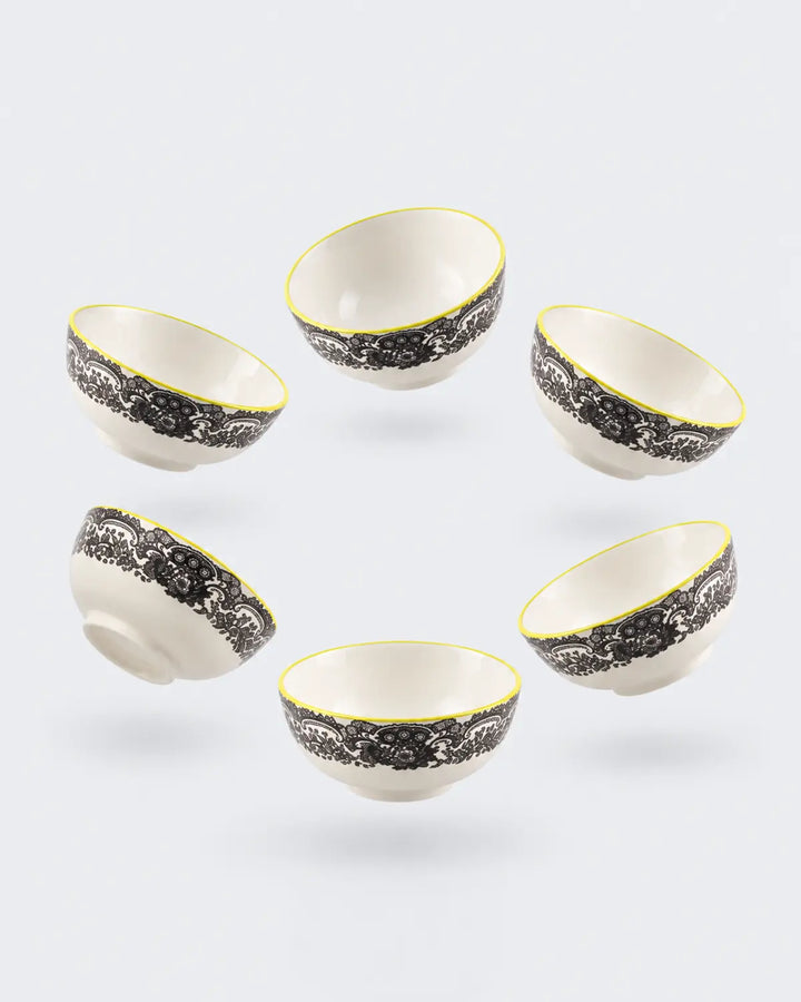 N. Vistas Amarillo A. Stewart Set of 6 Mini Bowls