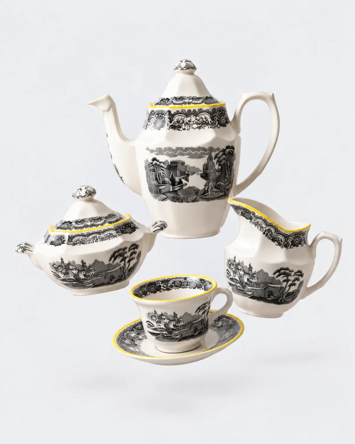 N. Vistas Amarillo A. Stewart Coffee Set