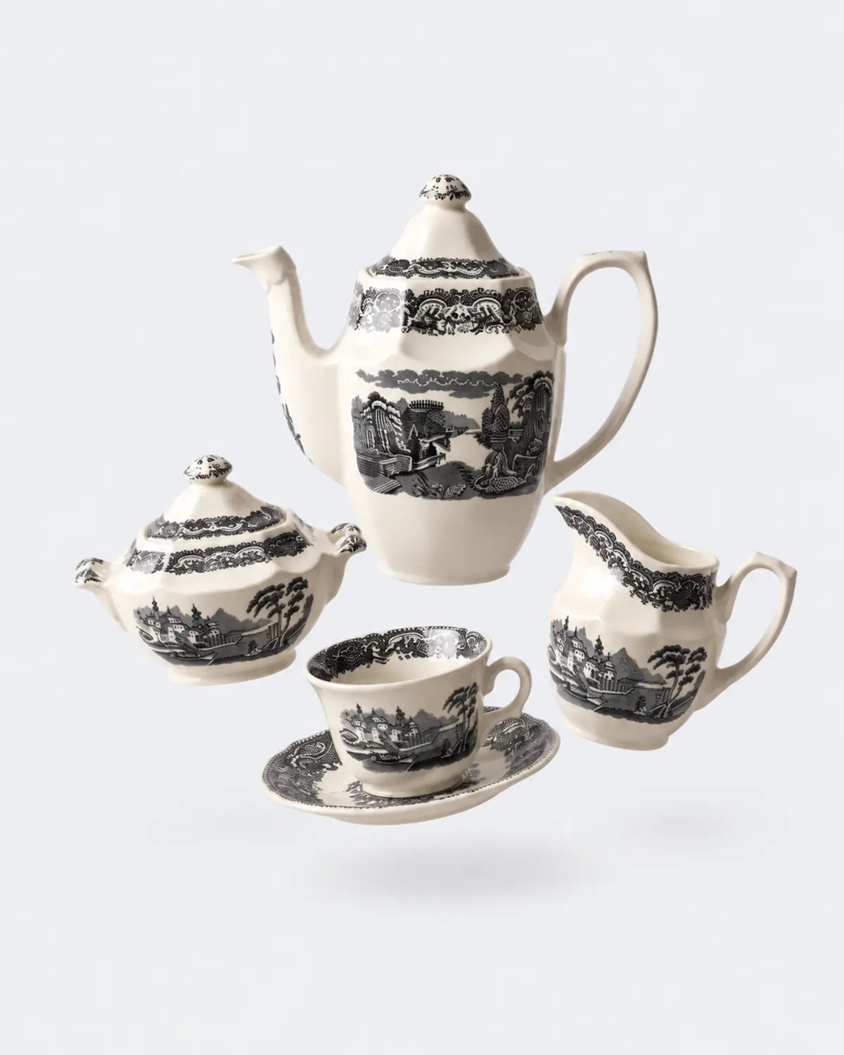 Negro Vistas Coffee Set