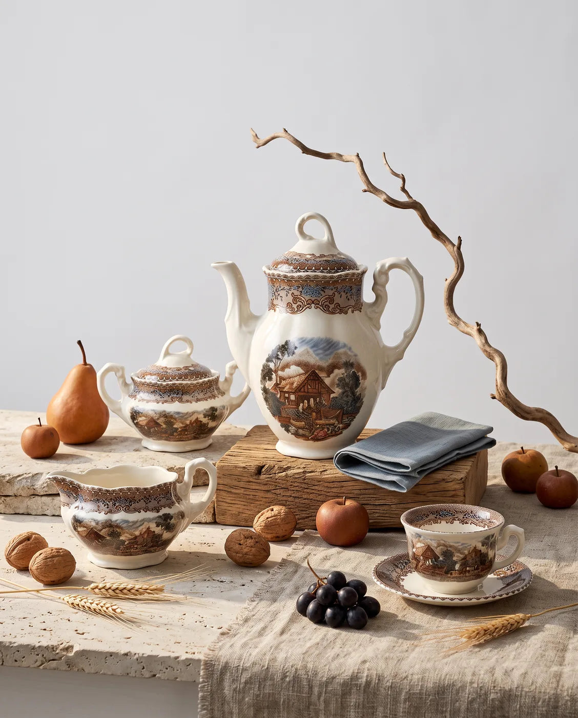 Viejo Molino Coffee Set — La Cartuja de Sevilla
