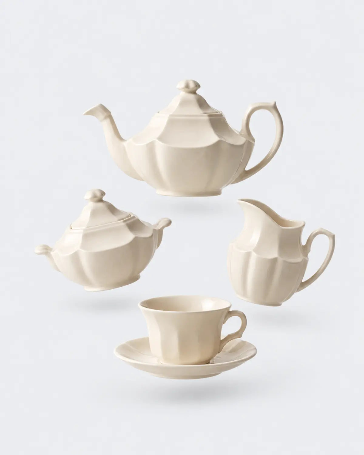 Ochavado Blanco Tea Set