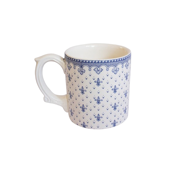 Flor de Lis Azul Mug