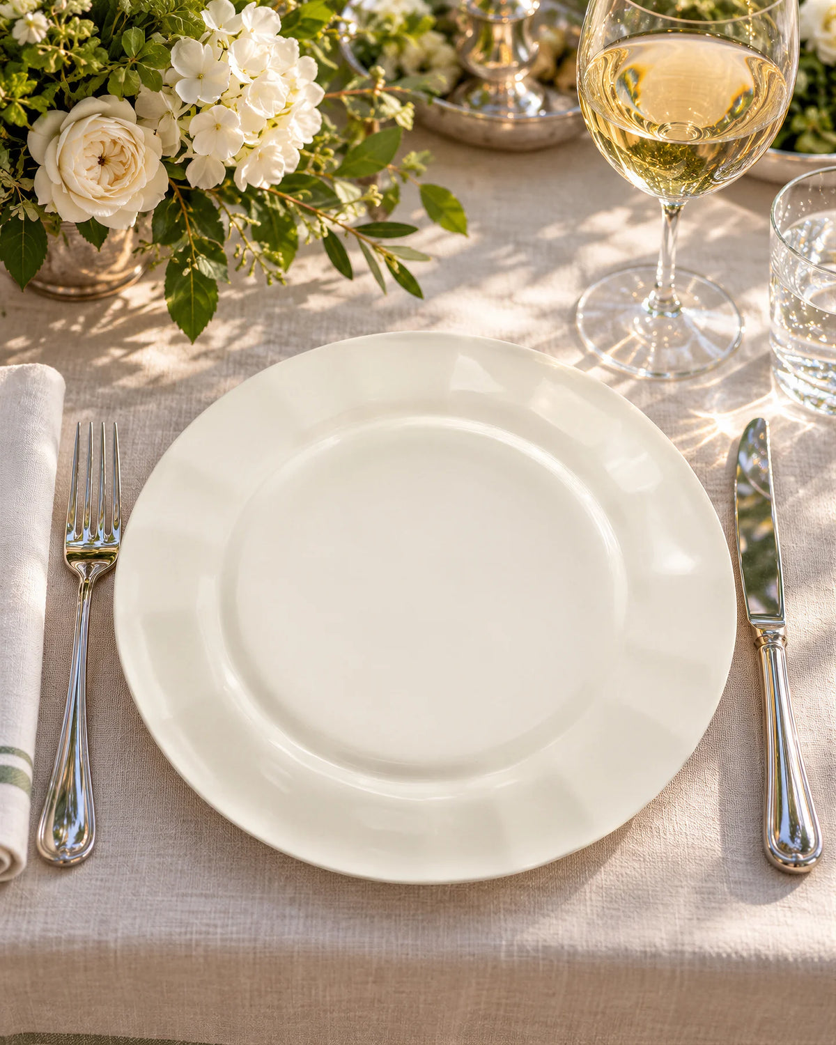 Aurora Blanca 28 cm Dinner Plate